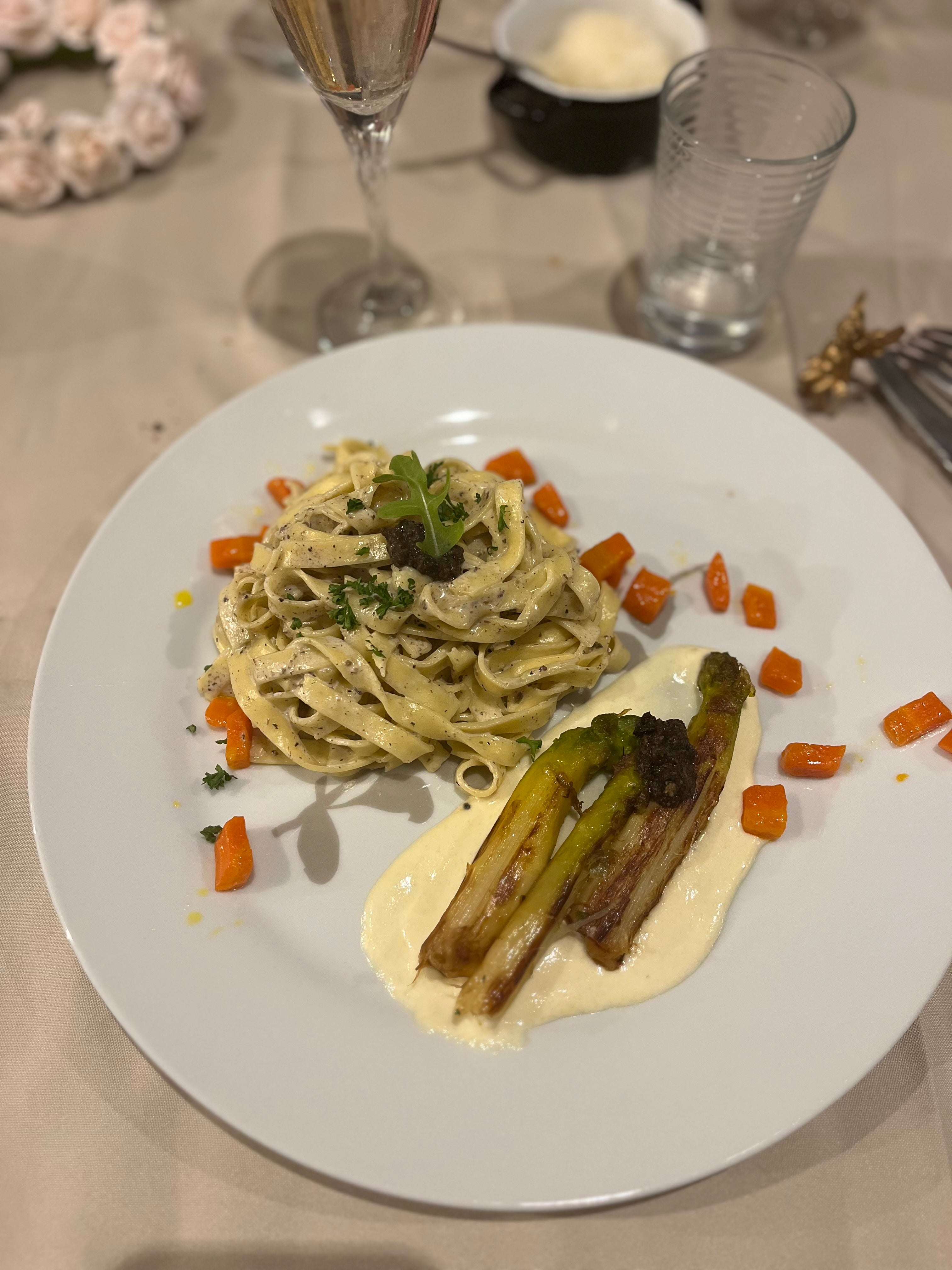 Entrée gastronomique servie à domicile par un chef privé