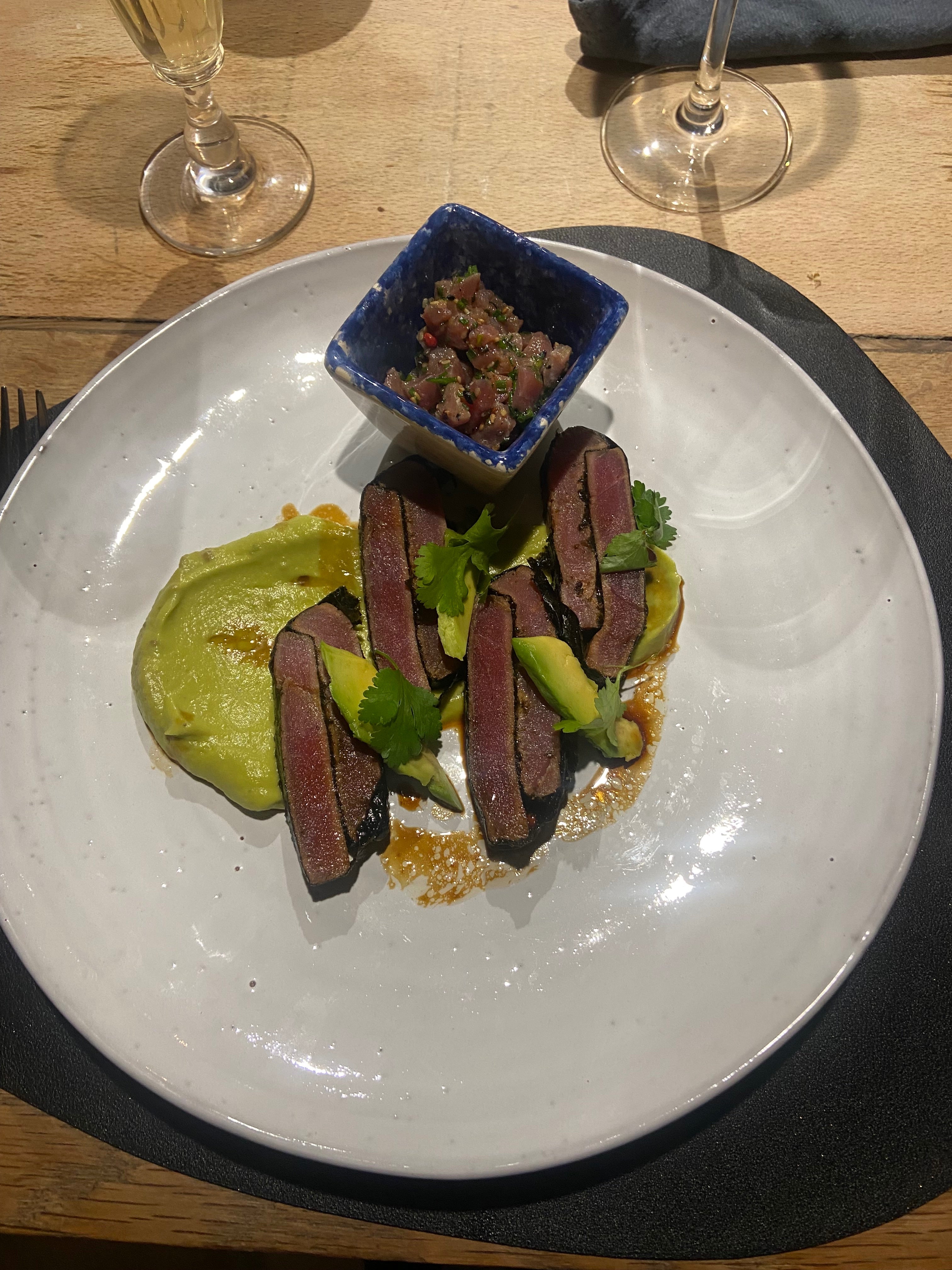 Dessert raffiné réalisé par un chef à domicile Domo Cuisto